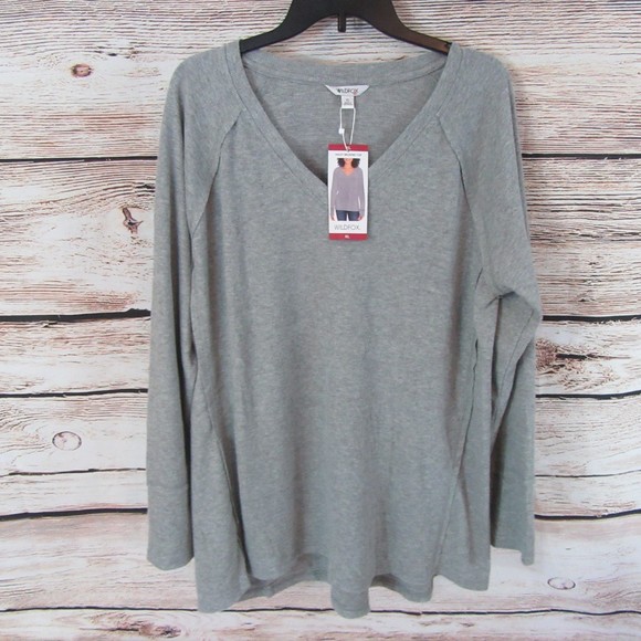 Wildfox Haley XL Brushed top V Neck pullover NWT - Picture 1 of 5